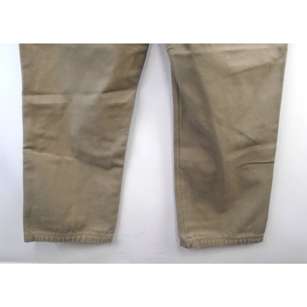 Duluth Trading Pants Mens Size 40x30 Beige Fire Hose Straight Leg Fend of Finish - Picture 11 of 11